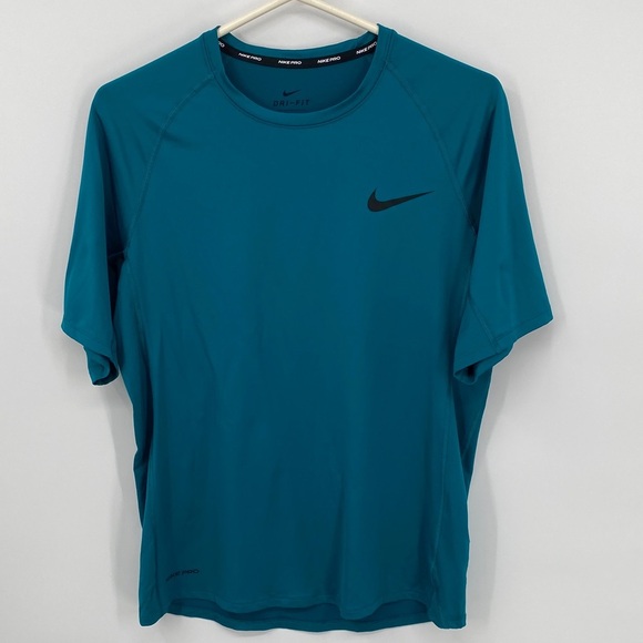 Nike Other - Nike Pro Men's Blue Dri-FIT Short Sleeve Tee Size Large
